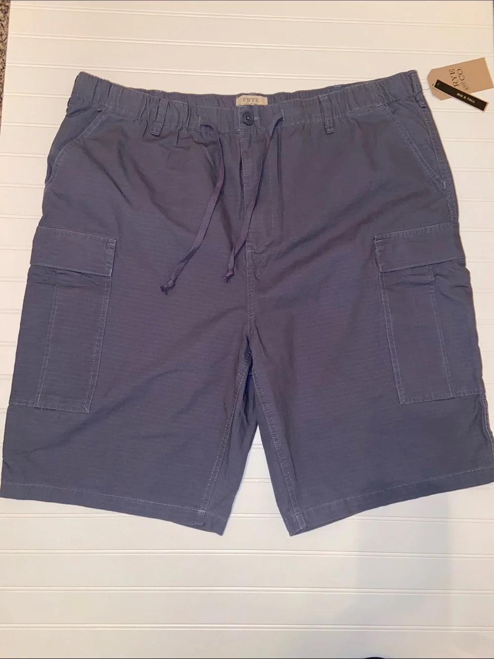 FRYE‎ AND CO. Mens Big & Tall Cargo Shorts Dark Gray Size 44 Gorpcore NWT
